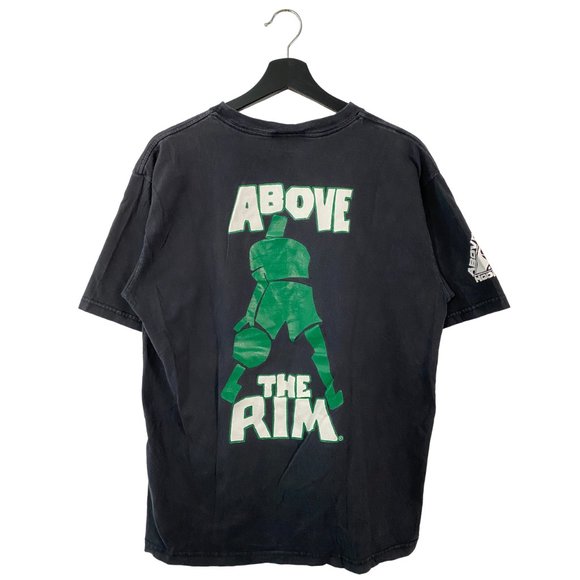 Vintage 90s Above the Rim Hoopwear Reebok basketball tee black mens size large - Picture 1 of 5